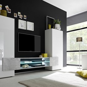 Contemporary Corner Sofa : Modern Living Room Wall Units